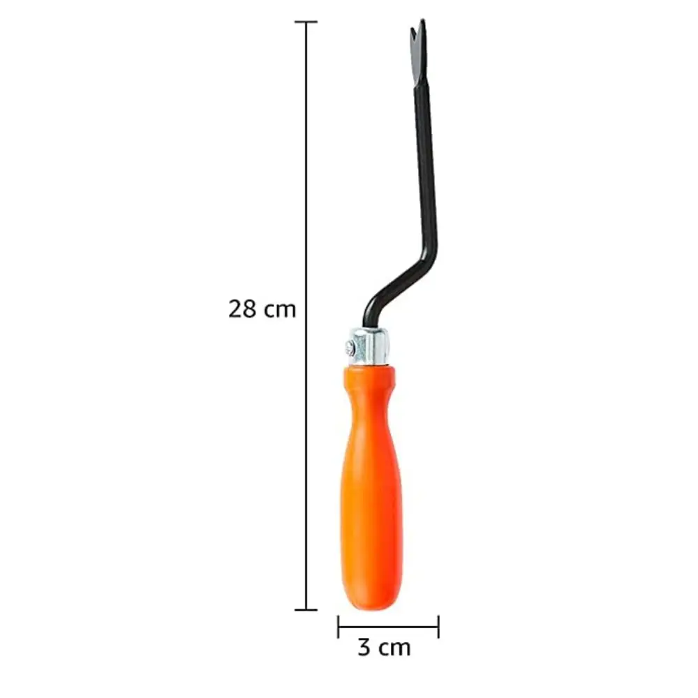 Falcon FW-900 Gardening Hand Weeder with Wooden Handle | Manual Weed Remover Tool for Garden & Lawn