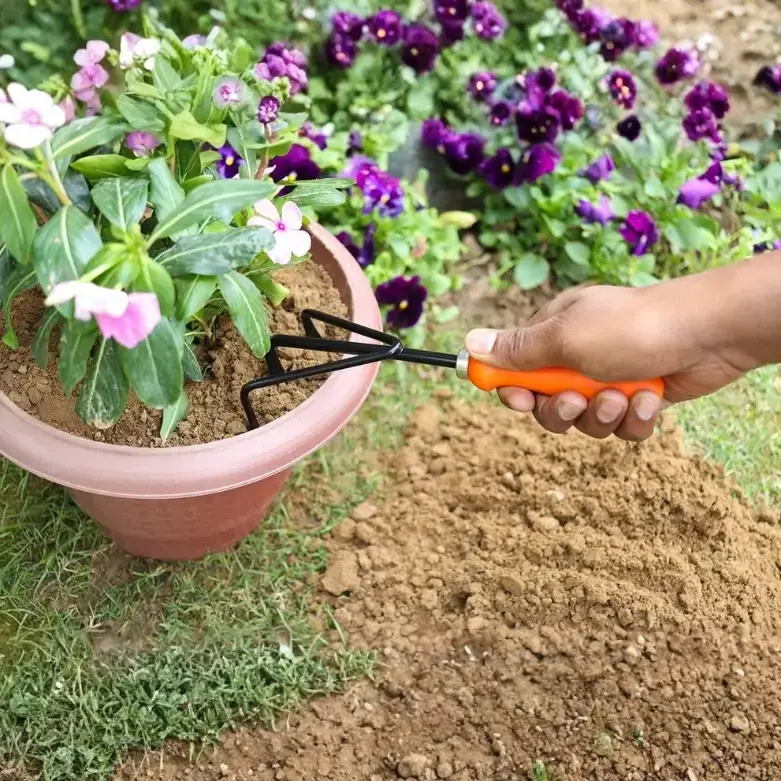 Falcon FCH-305 Hand Cultivator | Lightweight Steel Garden Cultivator for Soil Loosening, Weeding & Digging