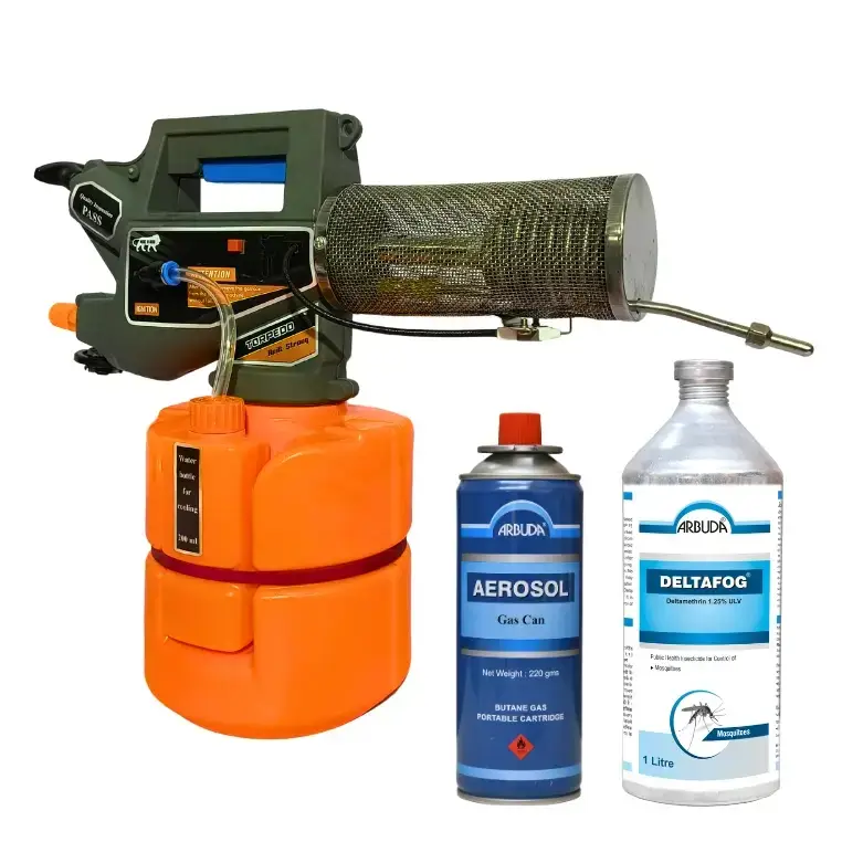 Torpedo - Mosquito Fogger Machine with 1 Gas Can+1L Deltafog