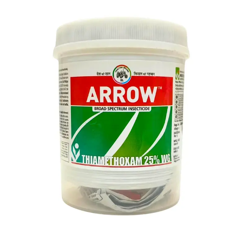 Arrow Thiamethoxam 25% WG 100 G | Insecticide for Sucking Pests, Bed Bugs, Whiteflies, Aphids, Jassids & Brown Plant Hopper Control | Systemic Pesticide for Rice, Cotton, Vegetables & Home Use