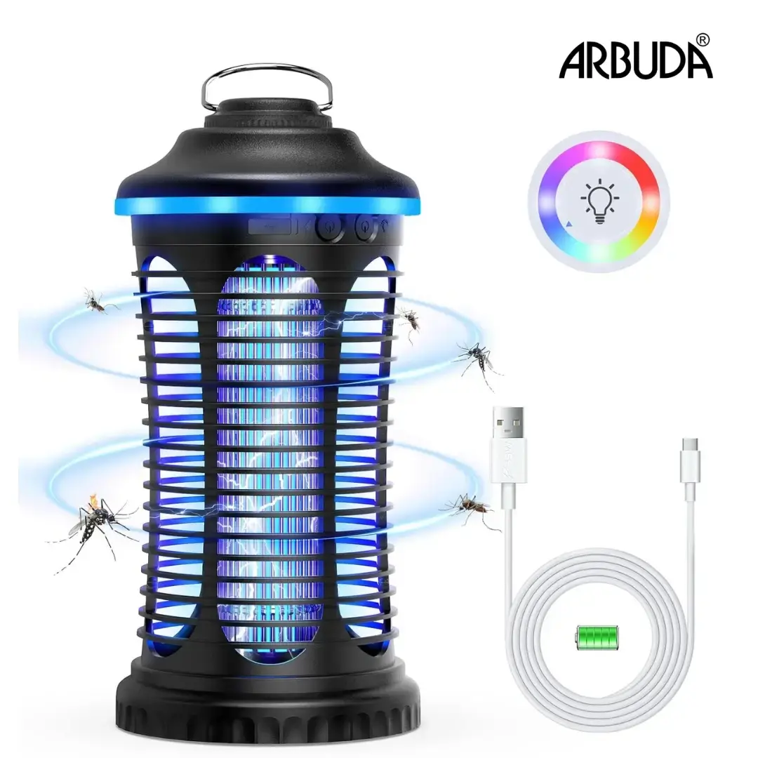 NO BUZZ Rechargeable Mosquito Zapper for Food Trucks & Outdoor Stalls