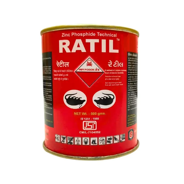 Ratil - Rat Repellent Powder for Home 500 gm | Zinc Phosphide Rat Killer for Rat & Mouse Control in Home, Car & Outdoors | Fast Acting Rodent Control Powder