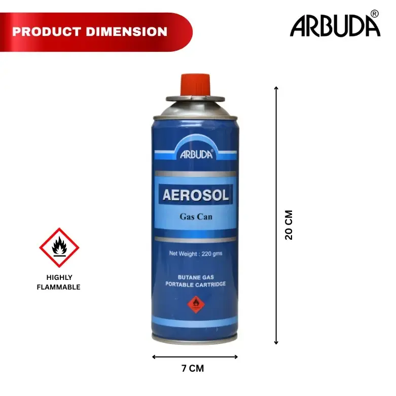 Aerosol Butane Gas Can 220 gm for Fogging Machines