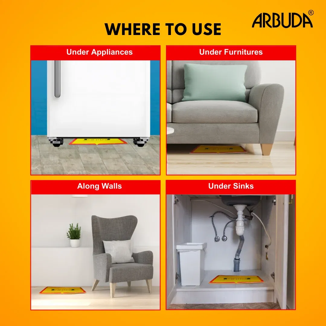 Roachbait Gel 35g + 2 Rat Glue Pad (1 Big + 1 Small)