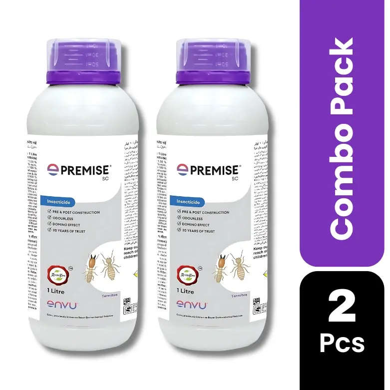 Premise Termite (Deemak) Killer Pack of 2 | Imidacloprid 30.5% SC for Pre & Post Construction Termite Treatment | Long Lasting Deemak Control Chemical