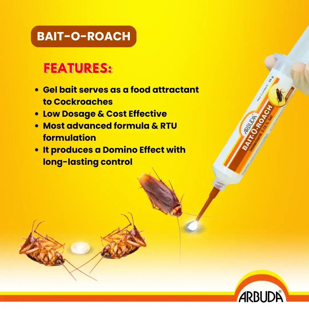 Bait-O-Roach Gel - Pack of 2 Qty