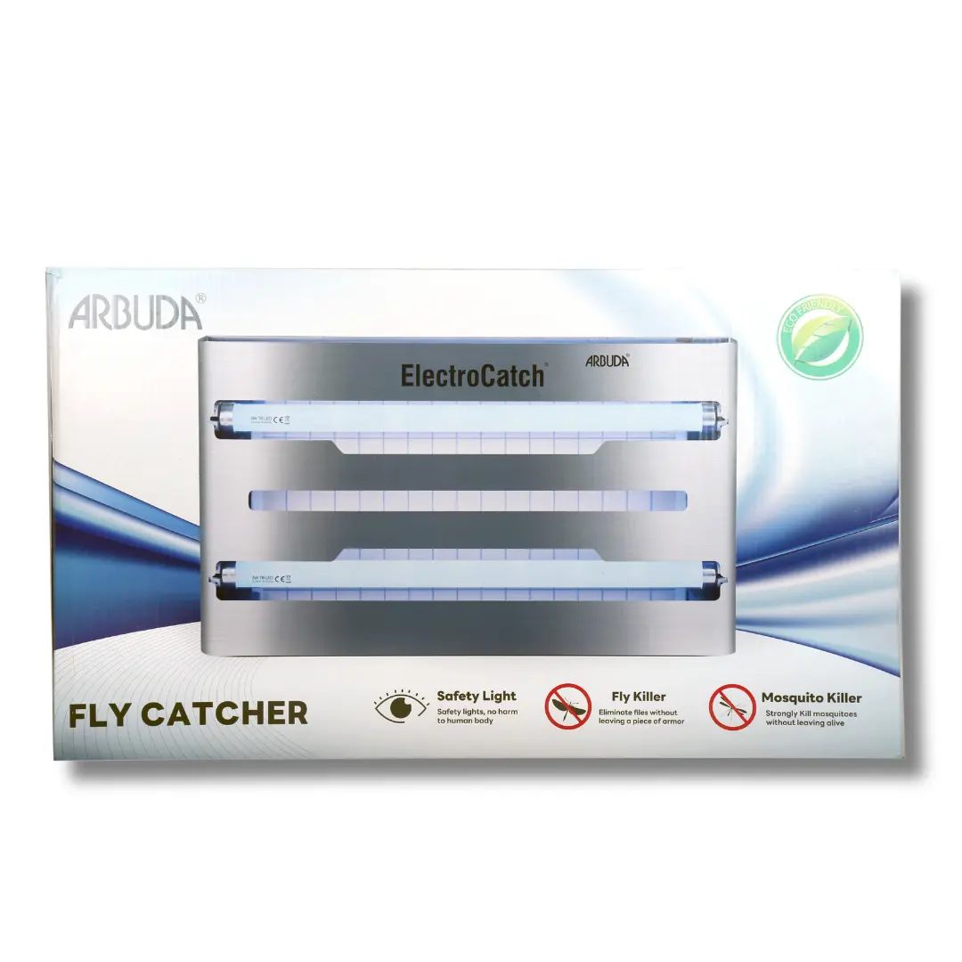 Electro Catch Fly Catcher Machine 30W | UV Light Glue Trap for Flies, Mosquitoes & Flying Insects | Chemical-Free Indoor Insect Control for Home, Restaurant & Factory