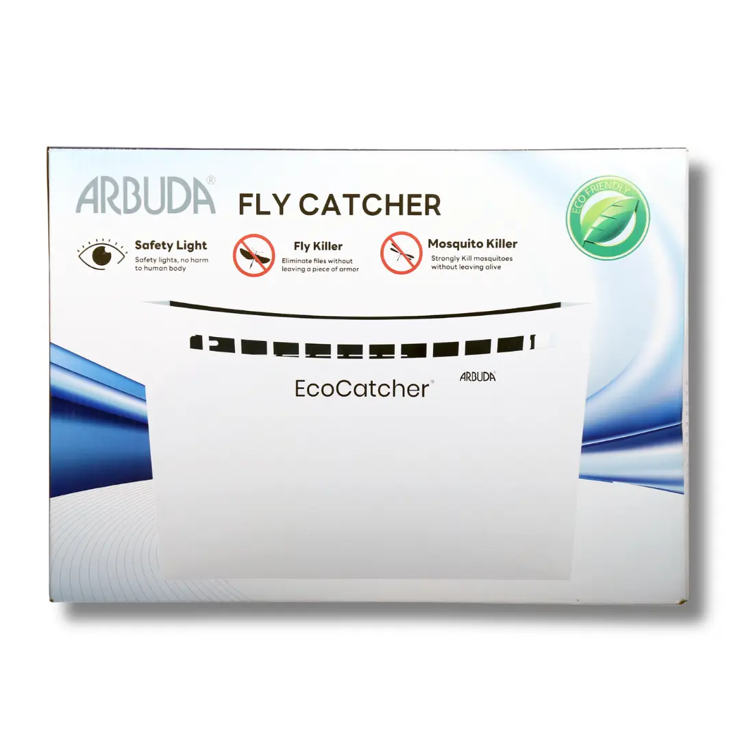 Eco Catcher Fly Catcher Machine 20W | UV Light Glue Trap for Flies, Mosquitoes & Flying Insects | Chemical-Free Indoor Insect Control for Home, Restaurant & Hospital