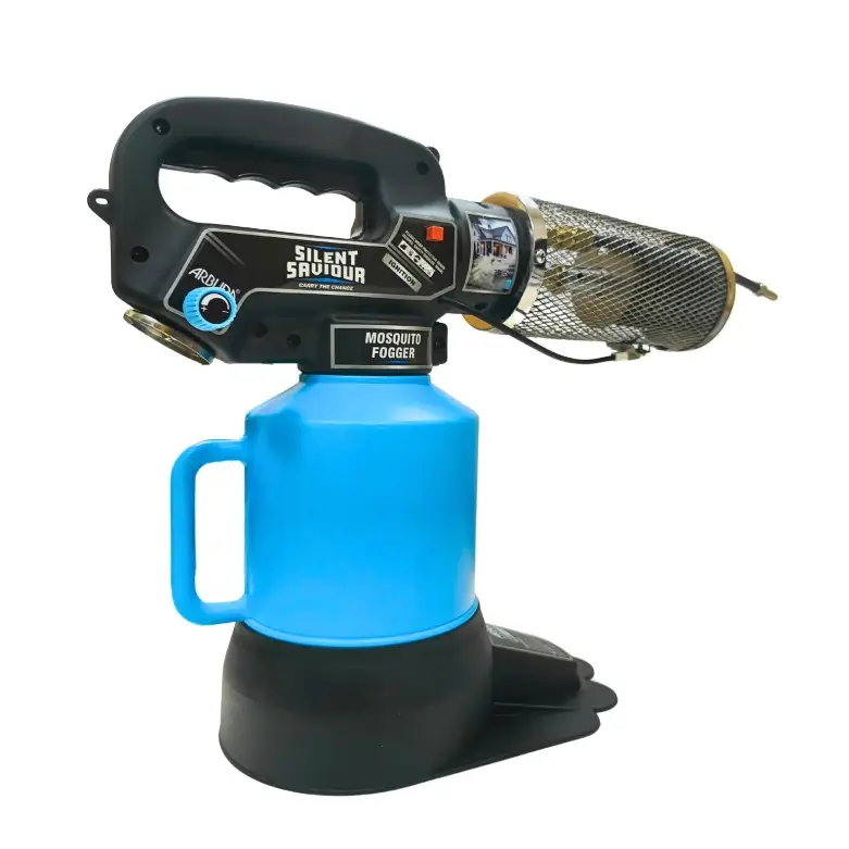 Silent Saviour - Zero Maintenance Mosquito Fogger Machine with 1 Gas Can+1L Deltafog