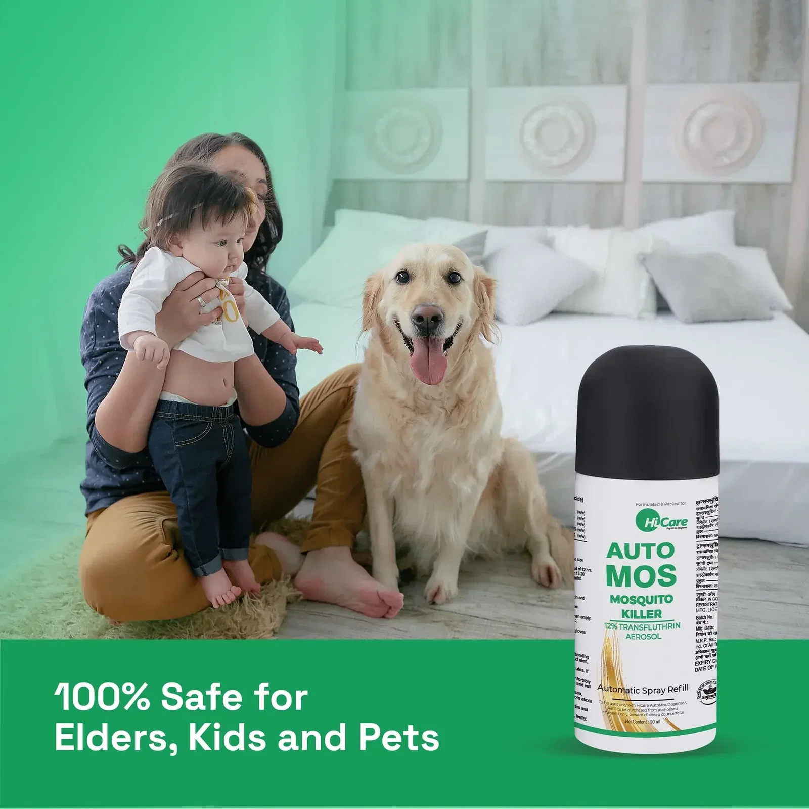 AutoMos Mosquito Repellent Refill – 90 Days Protection