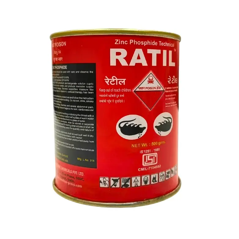 Ratil - Rat Repellent Powder for Home 500 gm | Zinc Phosphide Rat Killer for Rat & Mouse Control in Home, Car & Outdoors | Fast Acting Rodent Control Powder