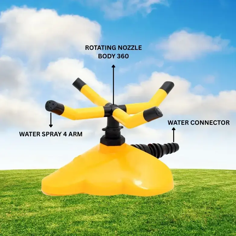 Skybird 4 Arm 360° Rotating Garden Water Sprinkler