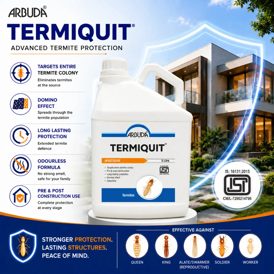 Termiquit 5 Ltr – Imidacloprid 30.5% SC with Free 1 Ltr Sprayer Bottle