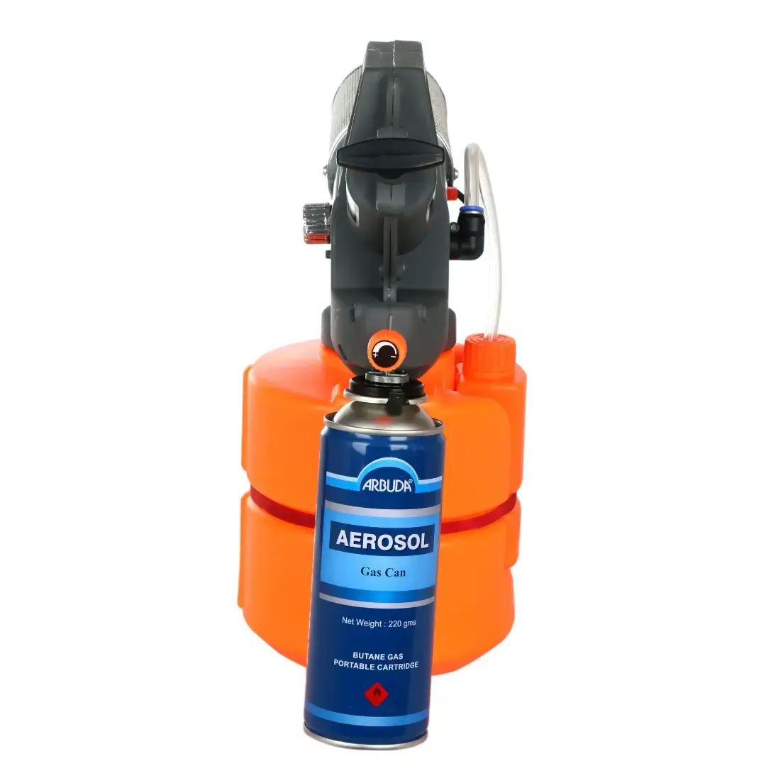 Torpedo Mini Fogging Machine for mosquito 1 Qty with Gas Cans 4 Qty & 1L Deltafog 1 Qty