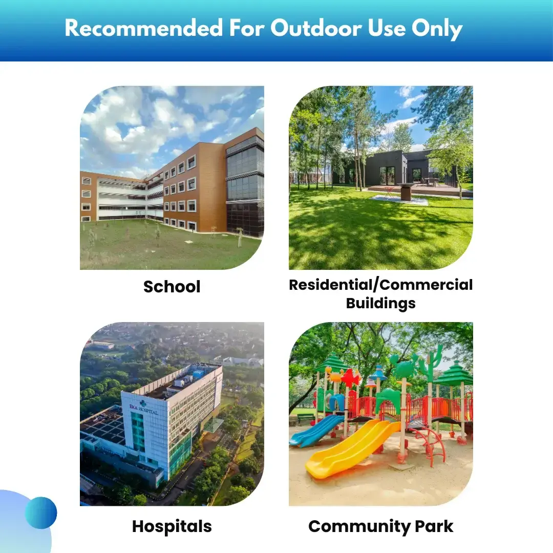 Silent Saviour Zero Maintenance Mosquito Fogger Machine 1 Qty with Gas Cans 4 Qty & 1L Deltafog 1 Qty