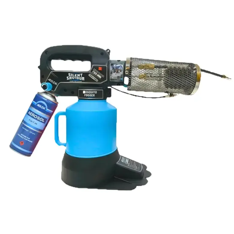 Silent Saviour - Zero Maintenance Mosquito Fogger Machine 1 Qty with Gas Can 1 Qty