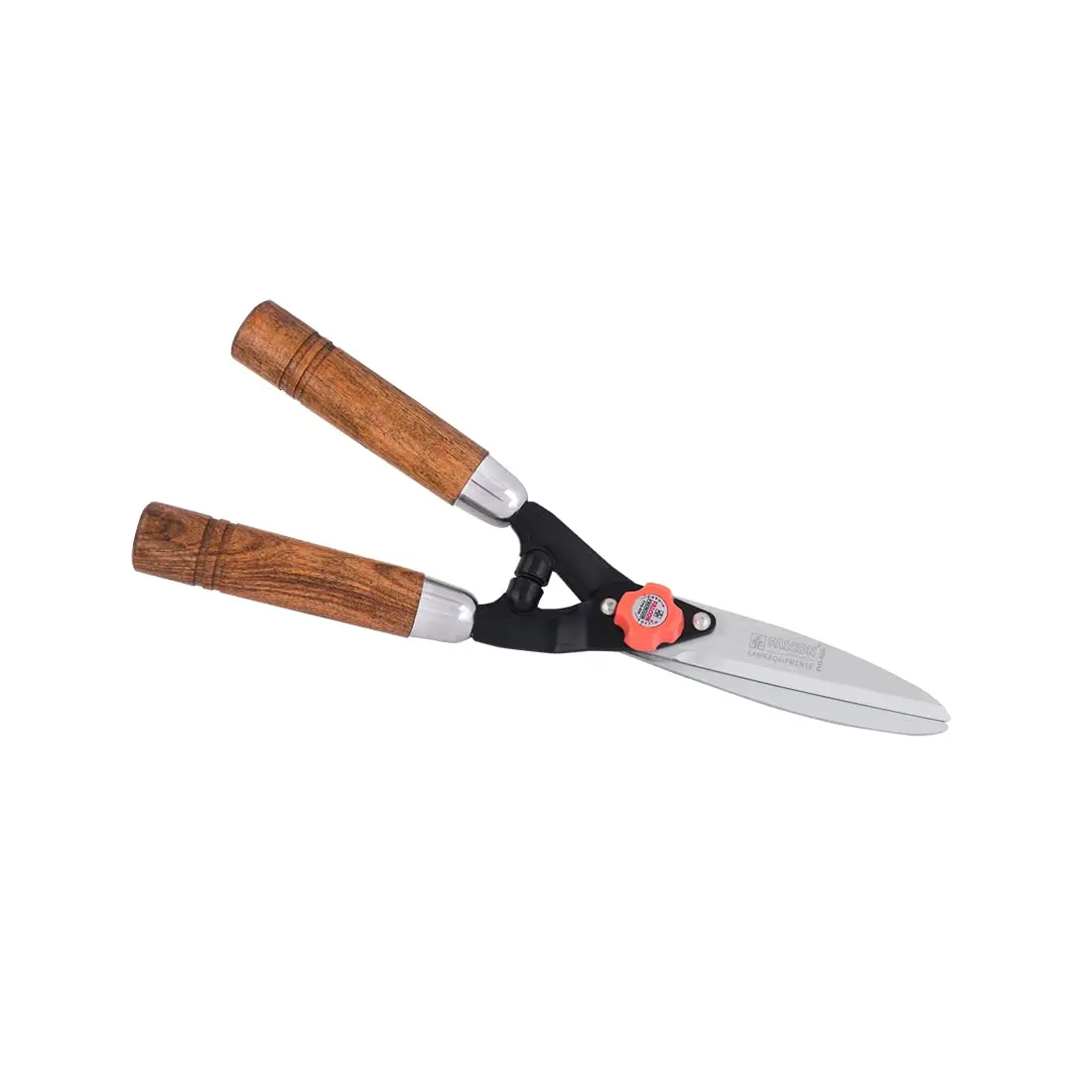 Falcon FHS-666 Steel Hedge Shear with Wooden Handle | Hardened Steel Blades