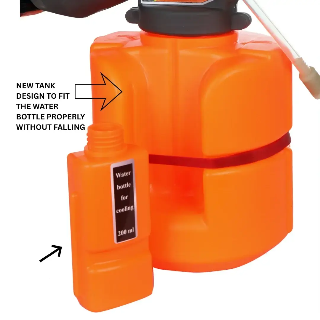 Torpedo Mini Fogging Machine For Mosquito & Pest Control (2 LTR Tank), Fogging Chemical & 2 Gas Can Included | Heavy Duty Machine | Effective Fogging With Extra Dense Fog | For Homes, Gardens, Party Plots, Residential & Commercial Buildings