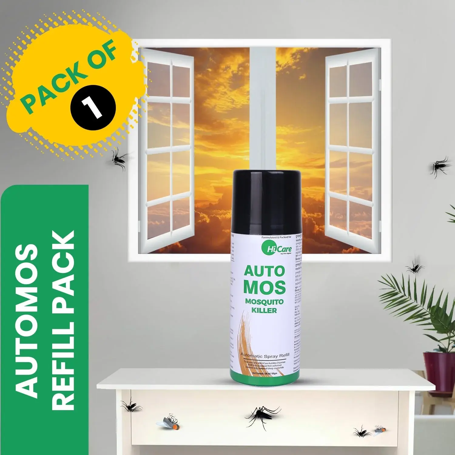 AutoMos Mosquito Repellent Refill – 90 Days Protection