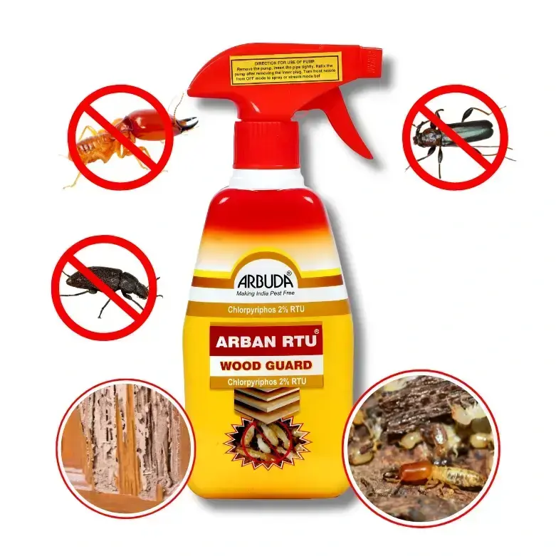 Termite ( Deemak ) Treatment Kit with PPE Kit for Pre & Post Construction | Aspee Marut Brass Pump 6 Ltr (MT/15) + Termiquit 1 Ltr 1 Qty  + Arban RTU 500 ml 1 Qty | Complete Deemak Control Solution