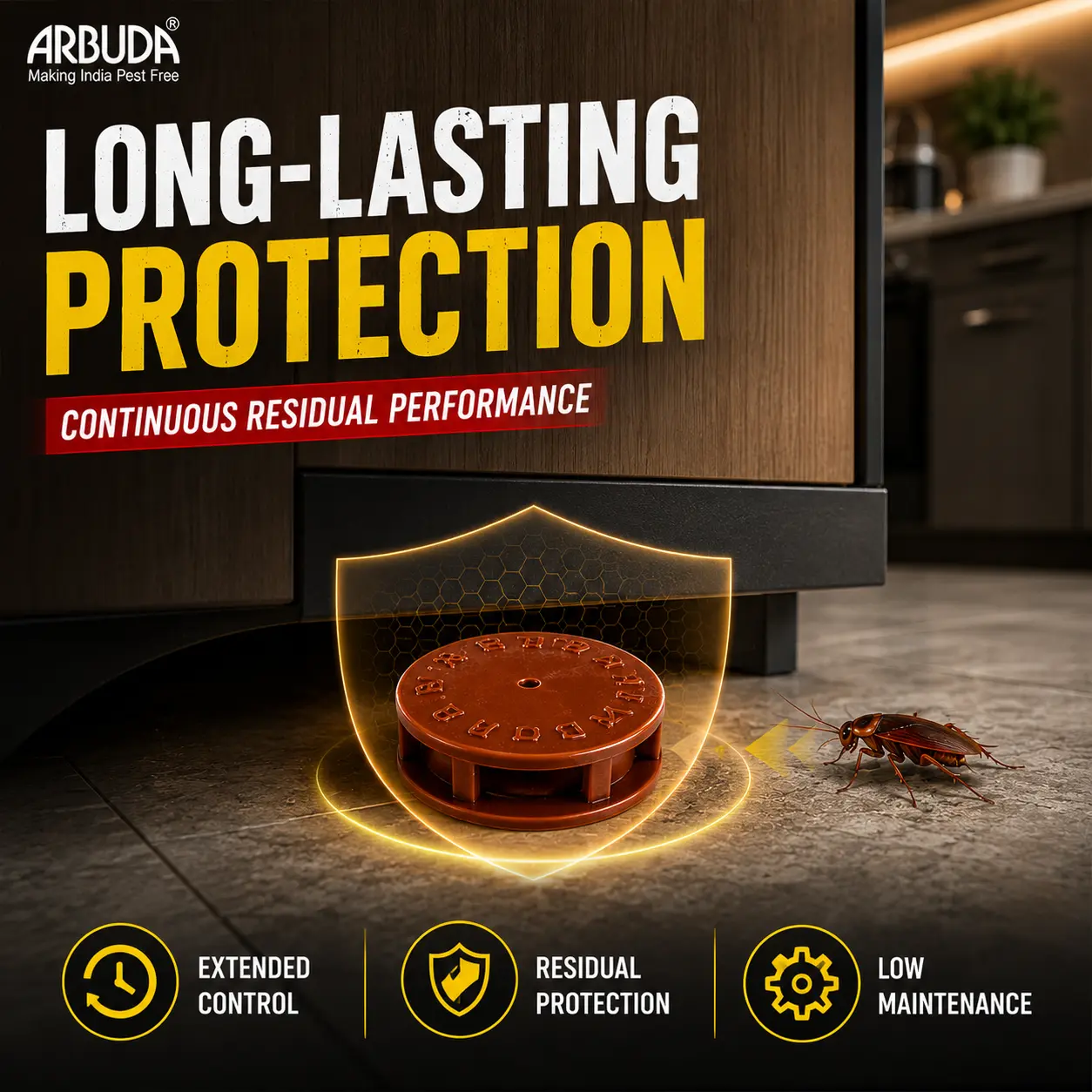 ROACHSTOP Pro Cockroach Gel Bait Station (12 Pcs) Buy 1 Get 1 Free | Ready-to-Use Roach Killer for Home & Kitchen
