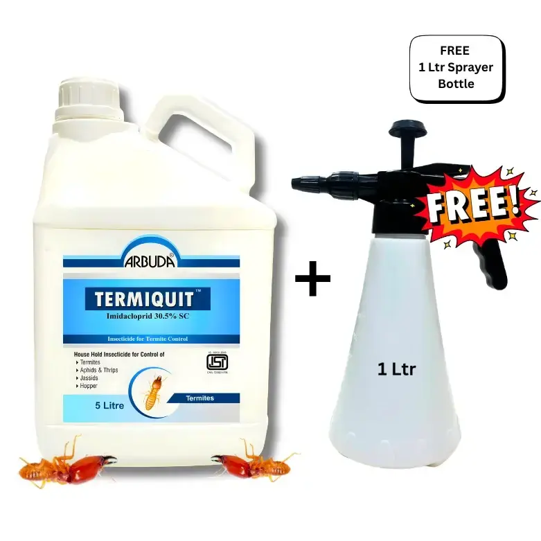 Termiquit 5 Ltr – Imidacloprid 30.5% SC with Free 1 Ltr Sprayer Bottle