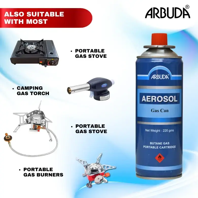 Aerosol Butane Gas Can 220 gm for Fogging Machines