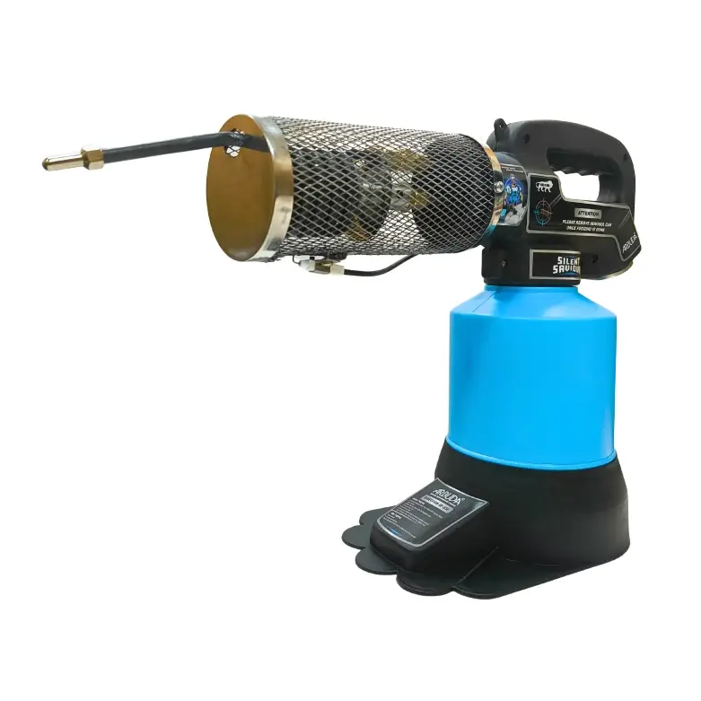 Silent Saviour - Zero Maintenance Mosquito Fogger Machine with 1 Gas Can+1L Deltafog
