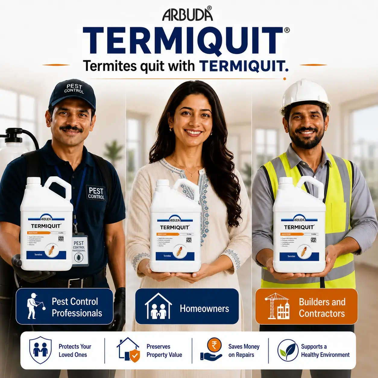 Termiquit 5 Ltr – Imidacloprid 30.5% SC with Free 1 Ltr Sprayer