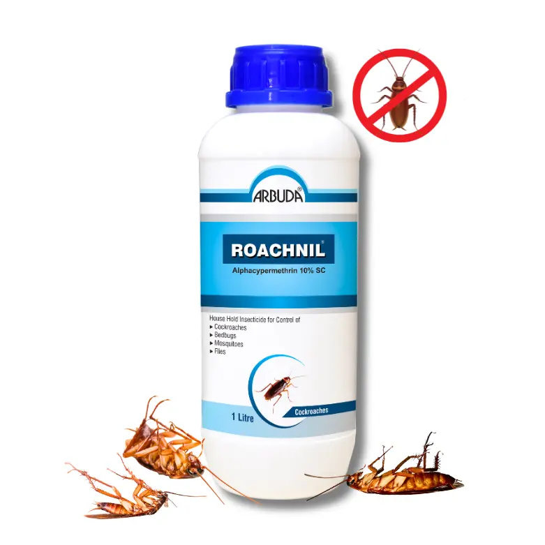 Complete Cockroach Control Kit for Home | ROACH STOP Pro Bait Station + Roach Tech Gel + Roachnil pesticide + 1 Litre Sprayer Pump