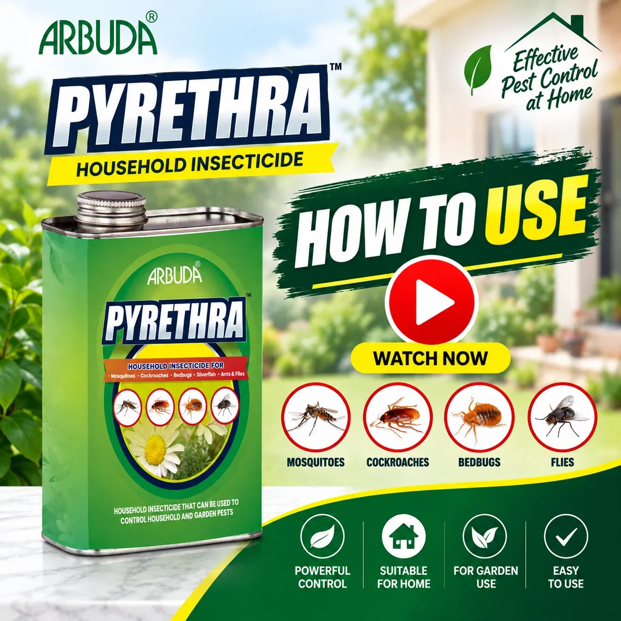 PYRETHRA Pyrethrum 2% EC Natural Insecticide video preview