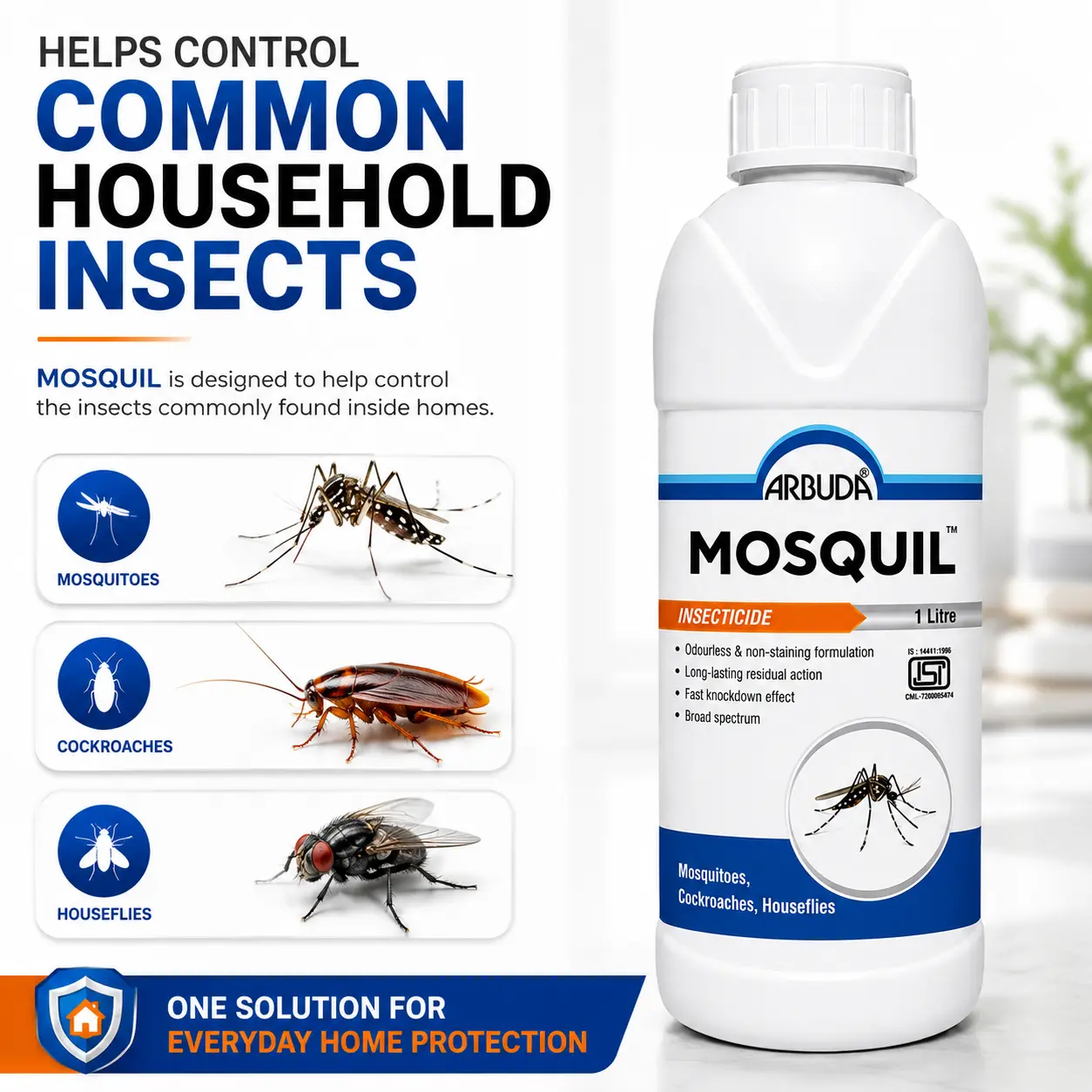 Bed Bugs Pest Control Kit for Buses, Vehicles & Aircraft | Mini ULV Fogging Machine with Mosquil 1 Litre | Professional Bed Bug Fogging Solution